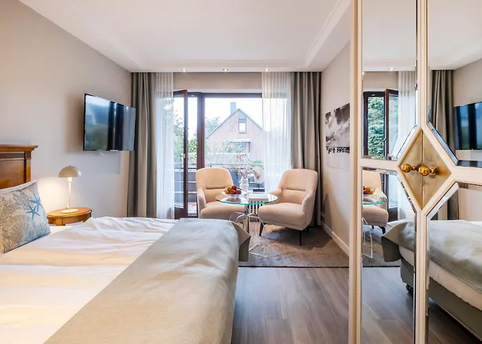 Отель Buengers Apartment-hotel Mit Gartensauna - Modern, Gemuetlich Und Strandnah